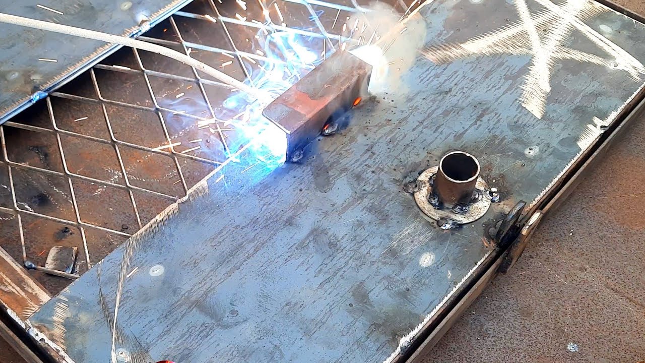 تعلم كيفية عمل بوابات صغيرة عداد مياهLearn how to make small gates water meter @فن اللحام welding