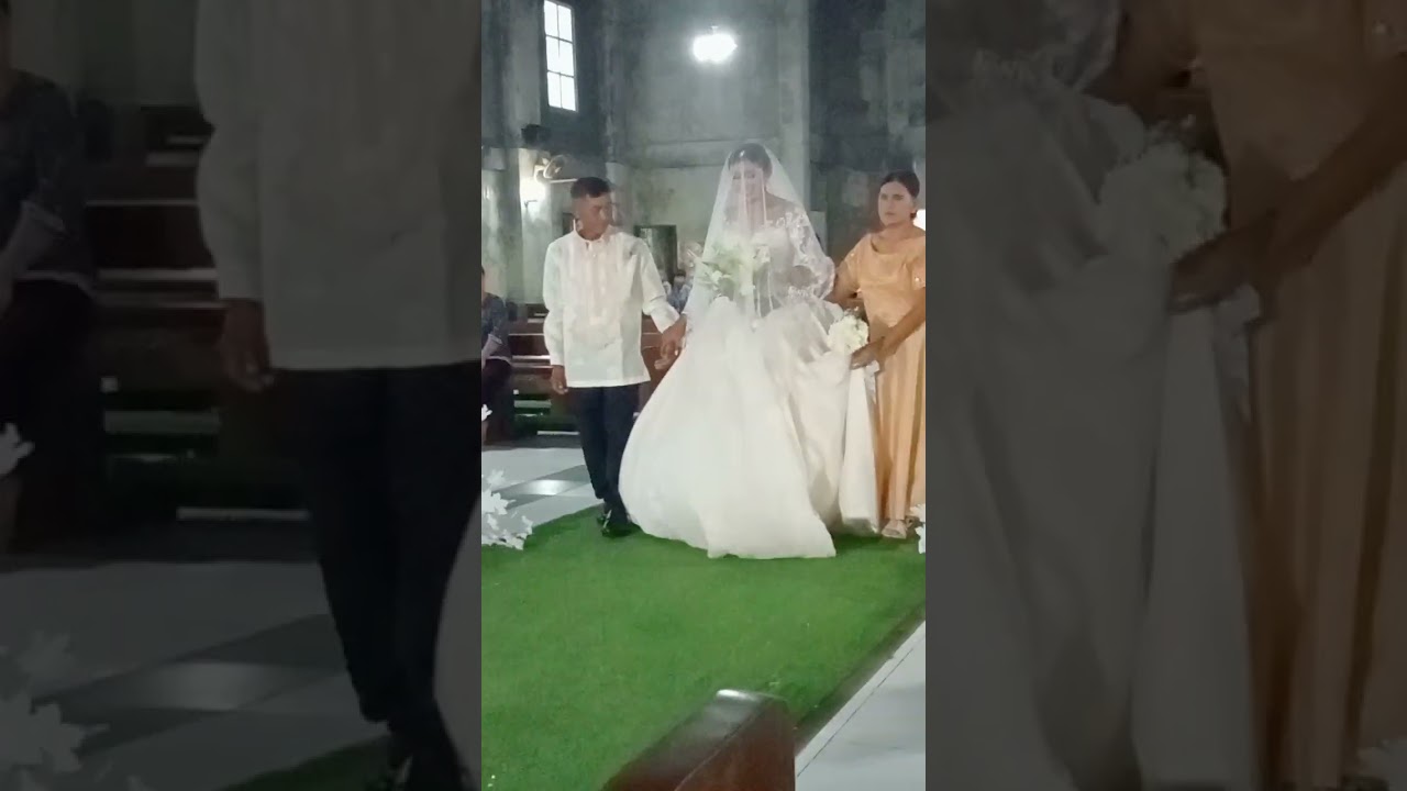 Walking  in the aisle 