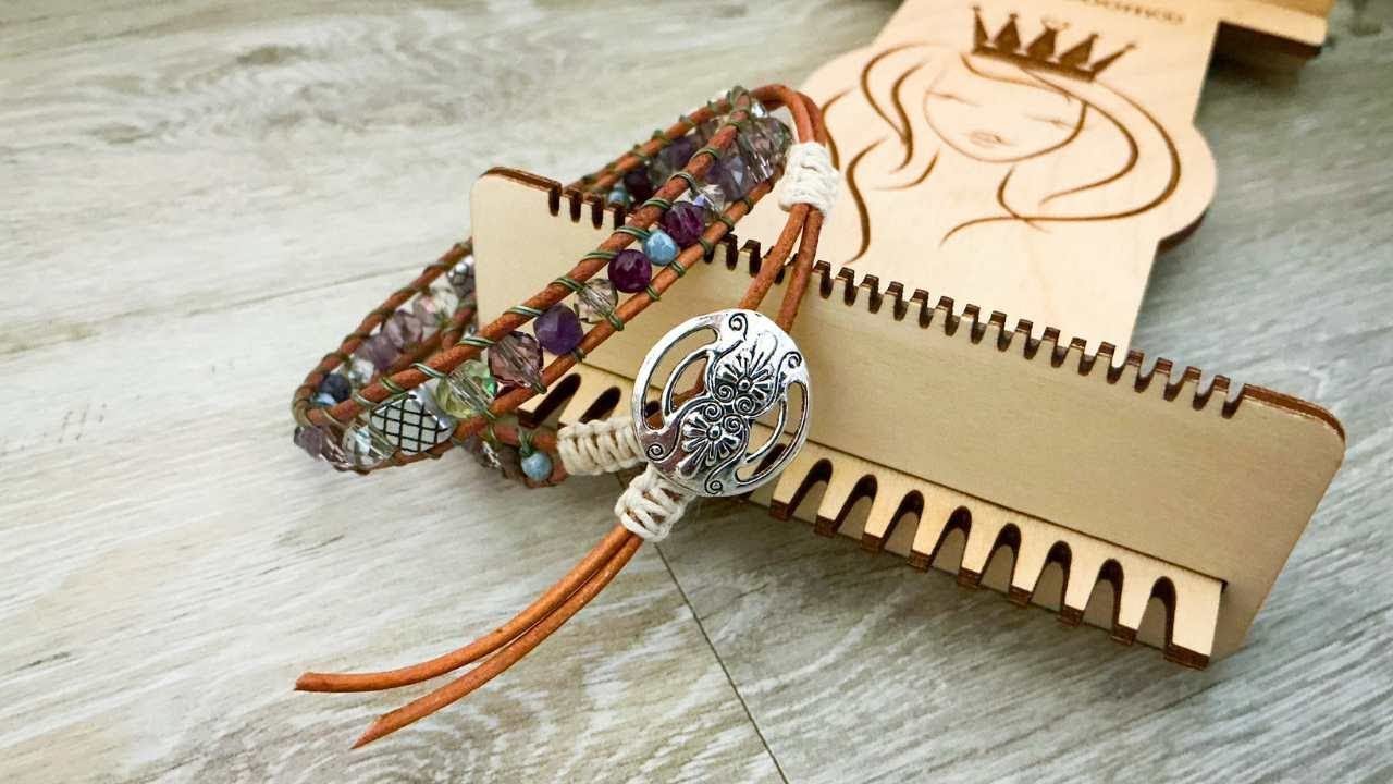 DIY Easy Wrap Bracelet with Unique Closure Technique