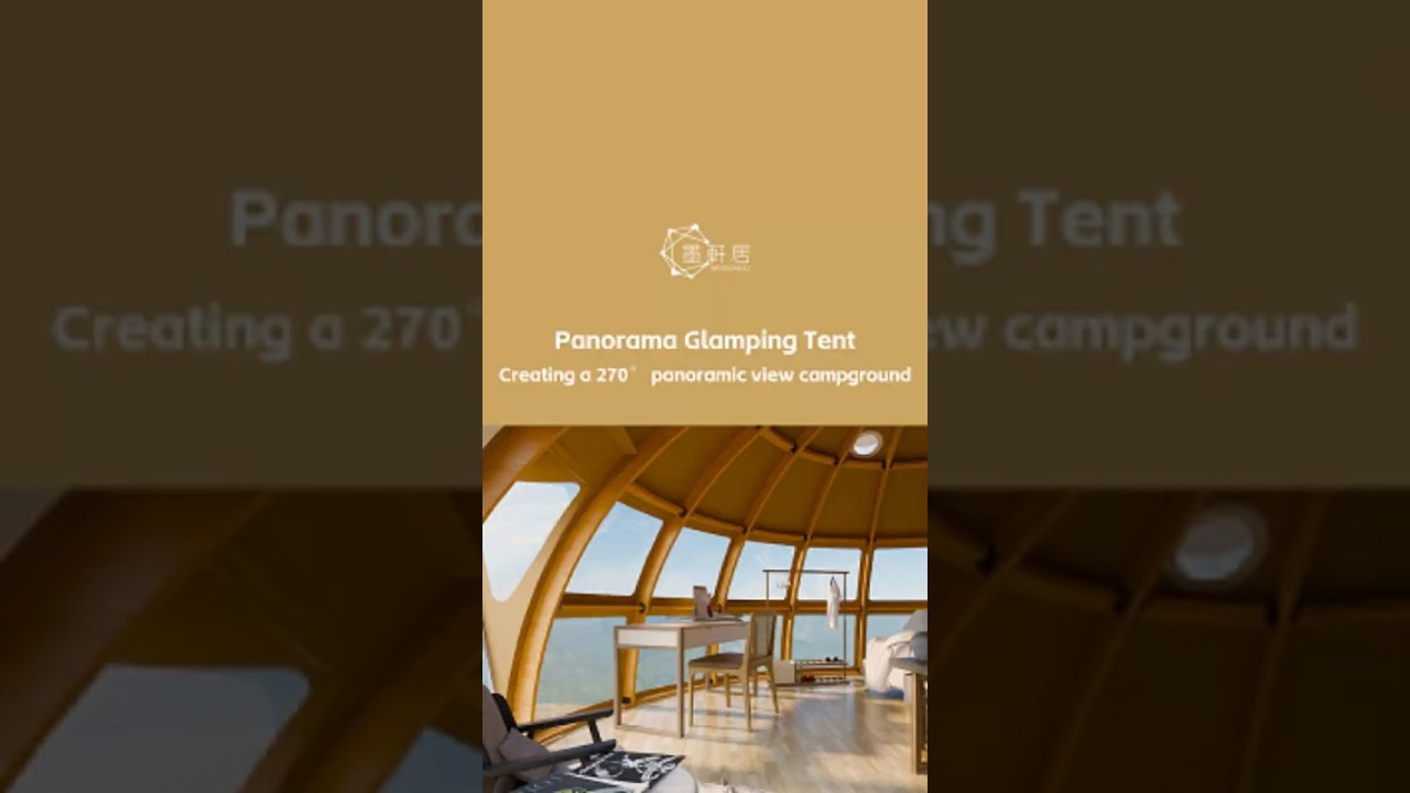 Experience the pinnacle of luxury camping with our Panorama Dome Tent