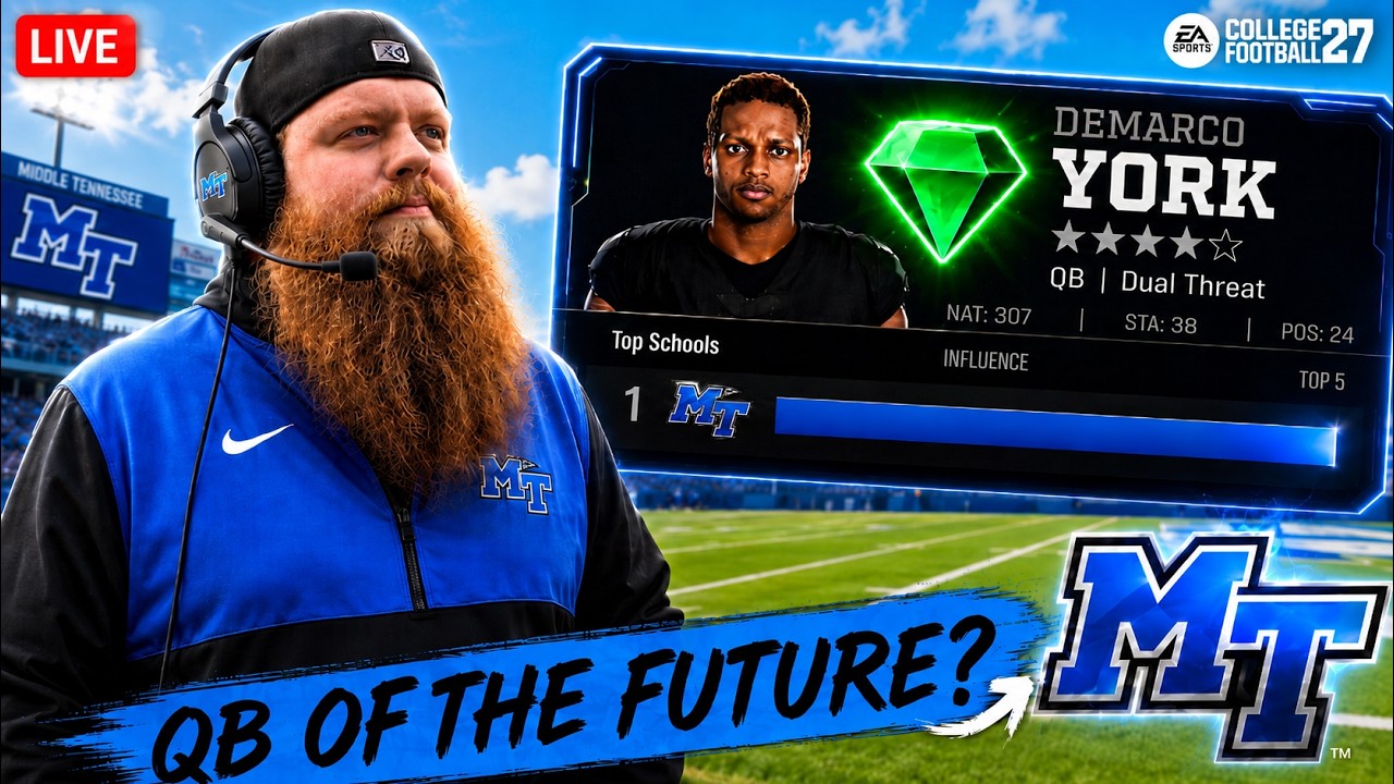 MTSU DYNASTY! IS THIS OUR QB OF THE FUTURE? BEST SEASON YET! College Football 27 #10