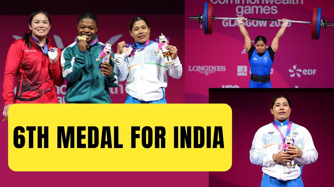FLASH: India&rsquo;s Bindyarani Devi claims bronze in women&rsquo;s 58kg weightlifting at CWG 2026| Sports Today