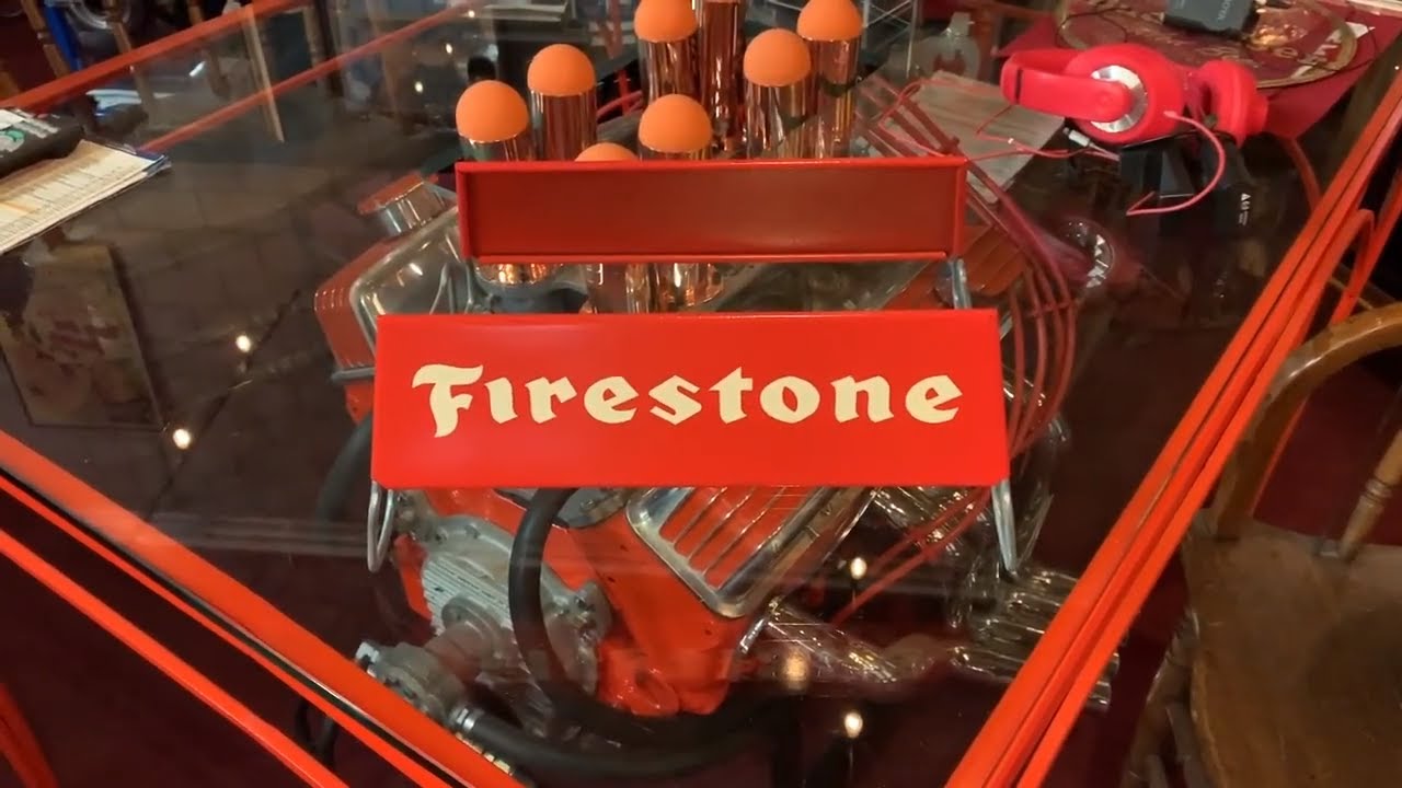 Vintage Firestone Gas Station Tire Retail Display SOLD FOR $110