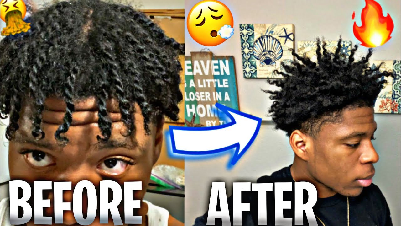 HOW TO TWO STRAND TWIST OUT & START FREEFORM DREADS🔥 *EASY METHOD*
