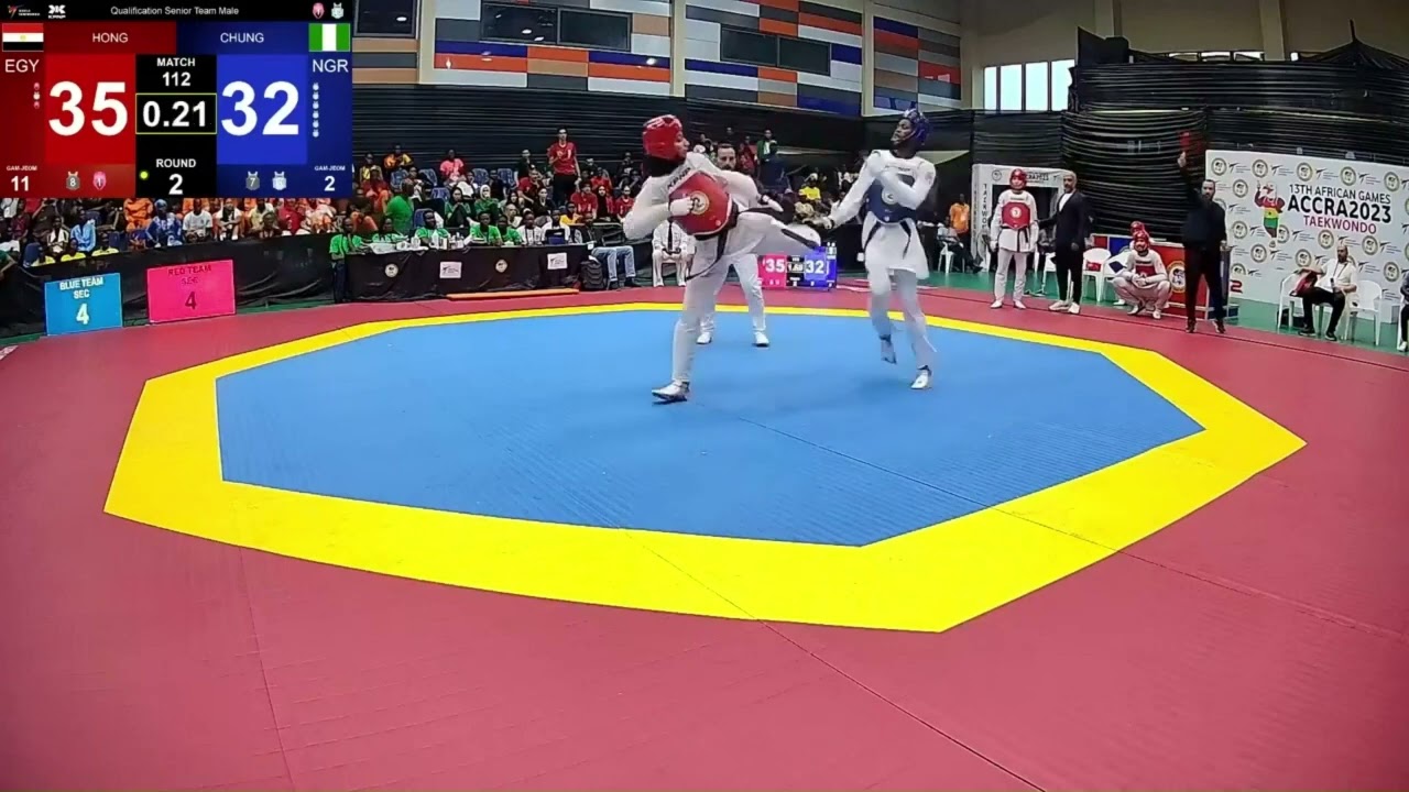 All Africa Games 2024 Taekwondo Team Competition || Semi-Final || Nigeria vs Egypt