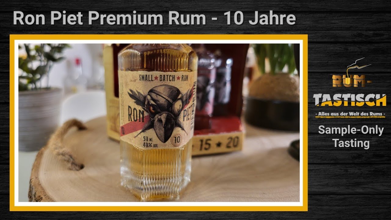Ron Piet - Premium Rum 10 Jahre 40% 🥃 Sample-Only Tasting