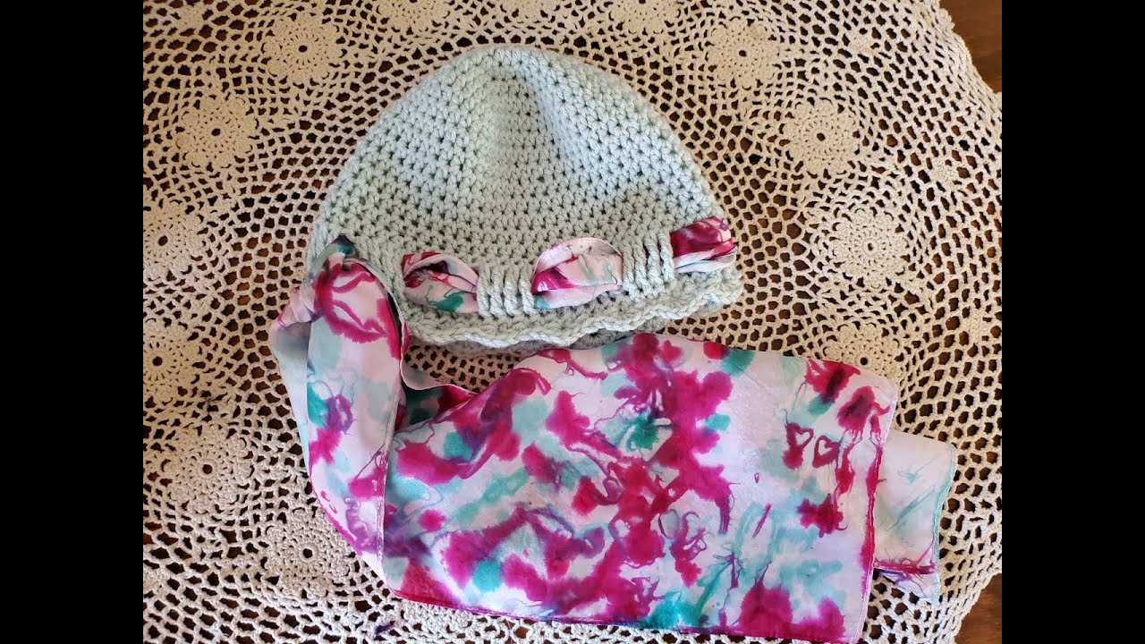 Crochet Scarf Hat Tutorial (Great Chemo Cap)