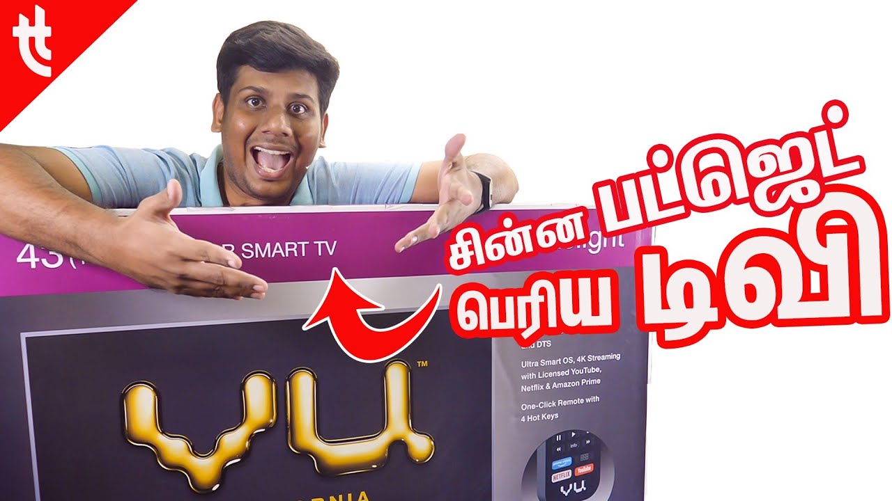 VU Pixelight Smart Tv Unboxing  and Setup in Tamil Today