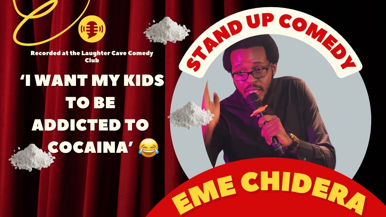 Comedian Eme Chidera wants his kids to be addicted to coke!  #emechidera #standupcomedy