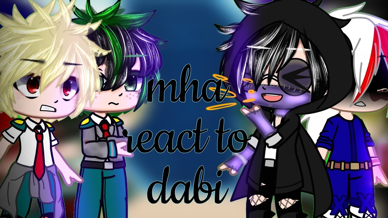 {•mha react to dabi•}//part 1//ft . todoroki family//spoilers?//🖤💜💙//