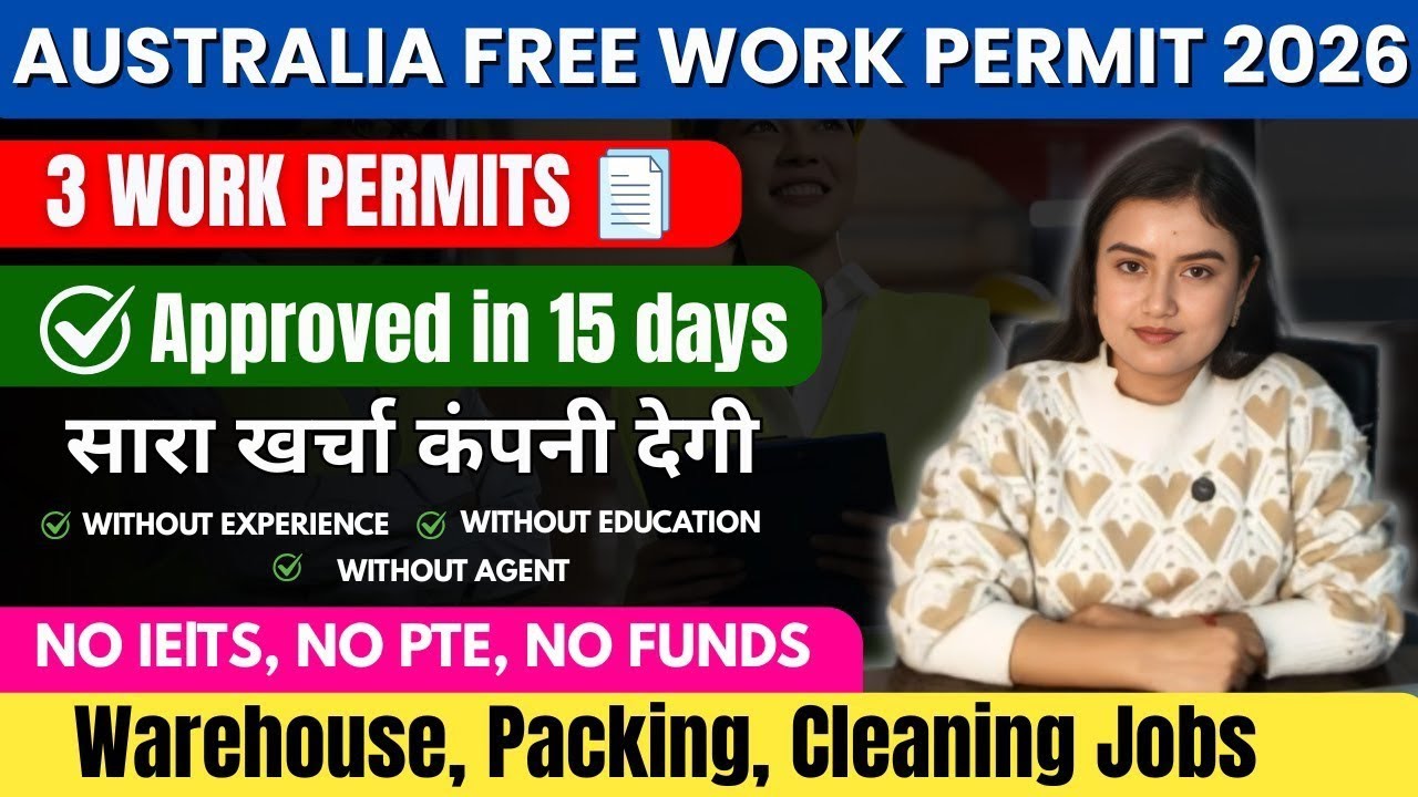 Australia Free Work Visa 2026 | Work Visa Approved In 10 Days | Latest Jobs in Australia
