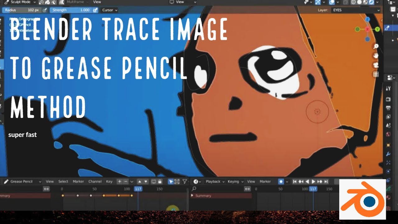 Blender Trace Image To Grease Pencil (My Workflow)