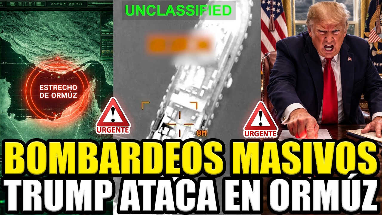 🚨&Uacute;LTIMO MOMENTO &iexcl;TRUMP BOMBARDE&Oacute; BARCOS IRANIES EN ORM&Uacute;Z! ESCALA EL CONFLICTO EN IR&Aacute;N