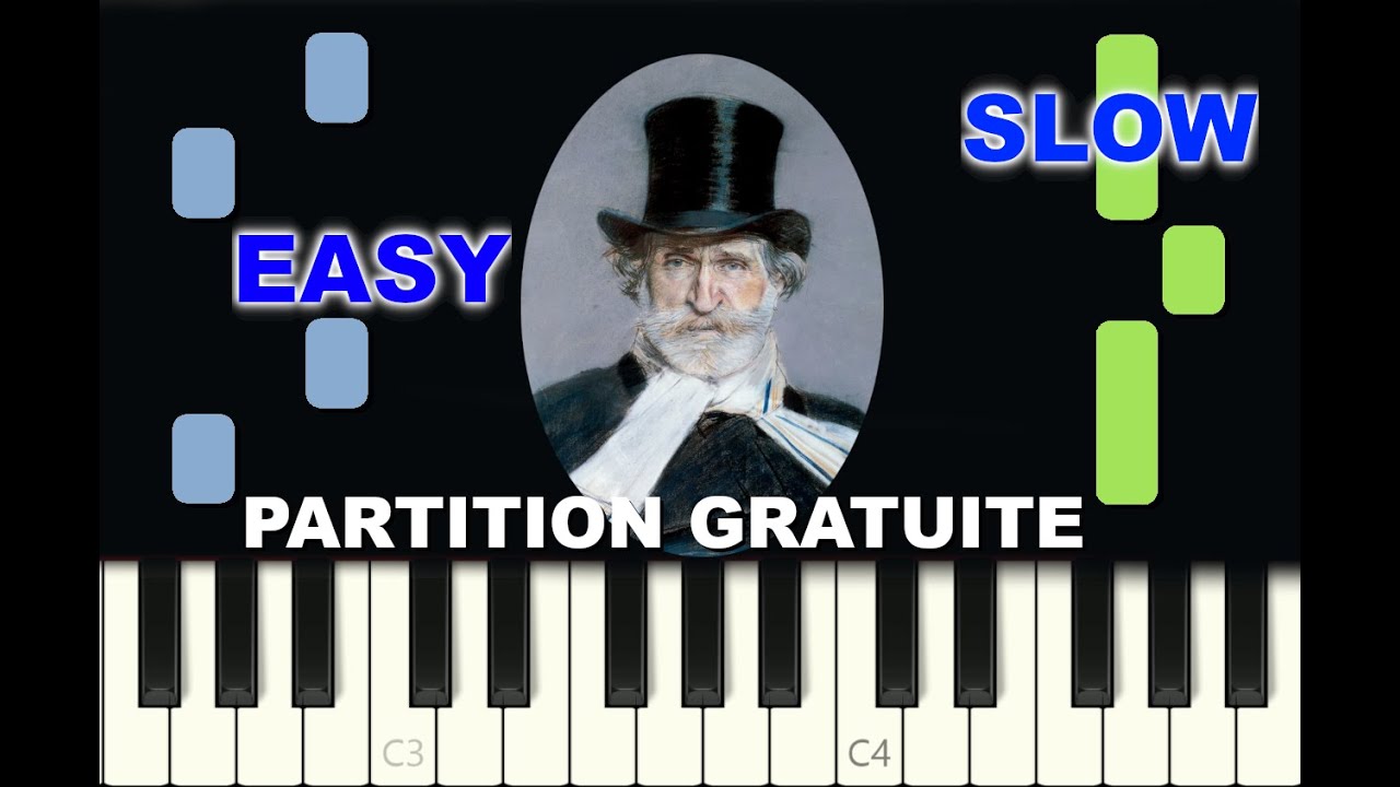 SLOW EASY piano tutorial 