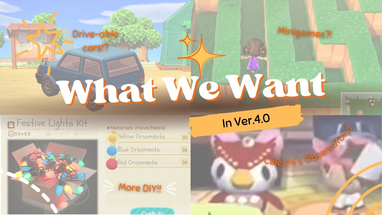 ACNH 4 0 Update… If Nintendo Made One