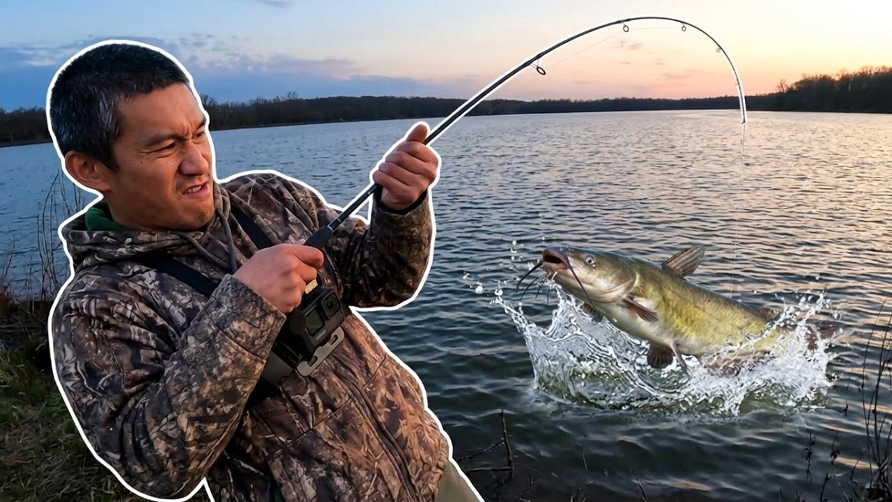 Finally Caught a Decent Fish at Busch Lake 33!!