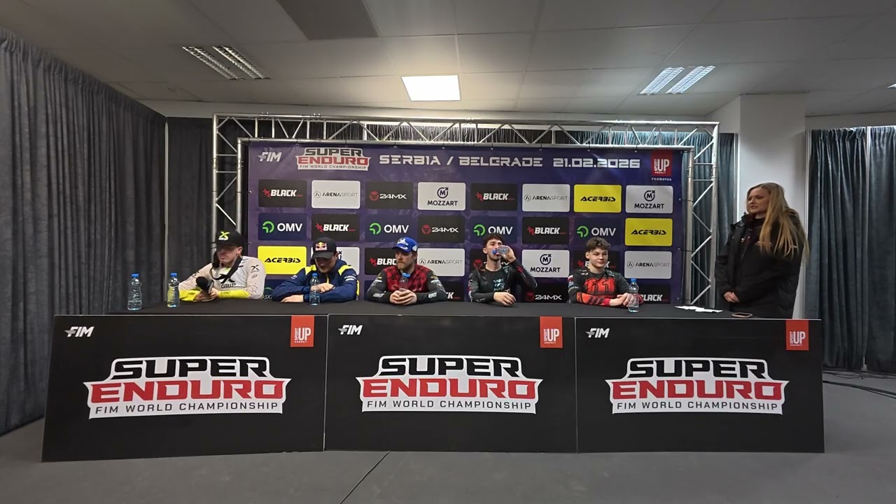 Post-Race Press Conference - SuperEnduro GP of Serbia, Round 5