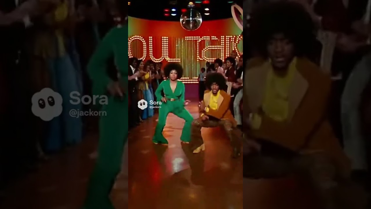 Long Legs Leon and Candy Curves Caboose dancing on soul train