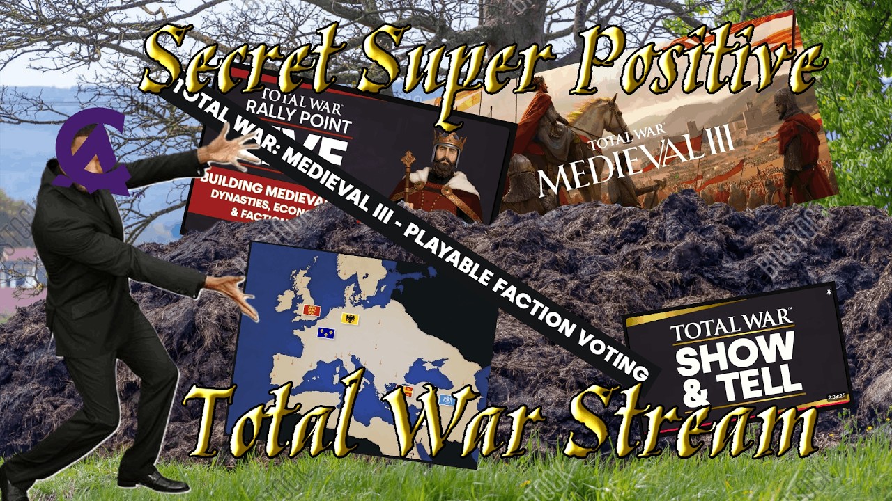 Secret Super Positive Total War Stream | Building Medieval 3