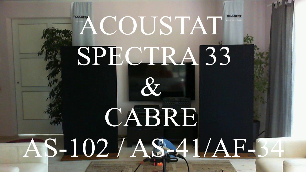 CABRE AS102+ACOUSTAT SPECTRA 33★Getz Gilberto_The Girl From Ipanema★Celeste_L' angelo e la pazienza