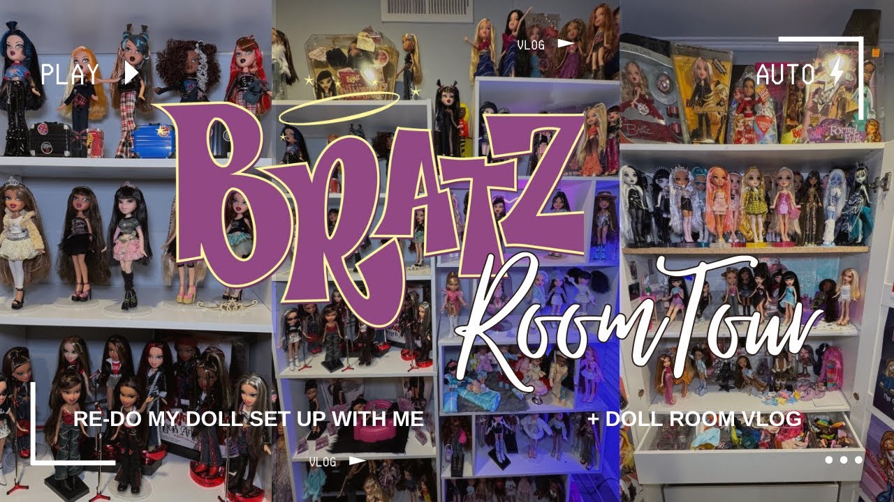 Doll Room Tour 2024 | doll room vlog + MY ENTIRE BRATZ COLLECTION