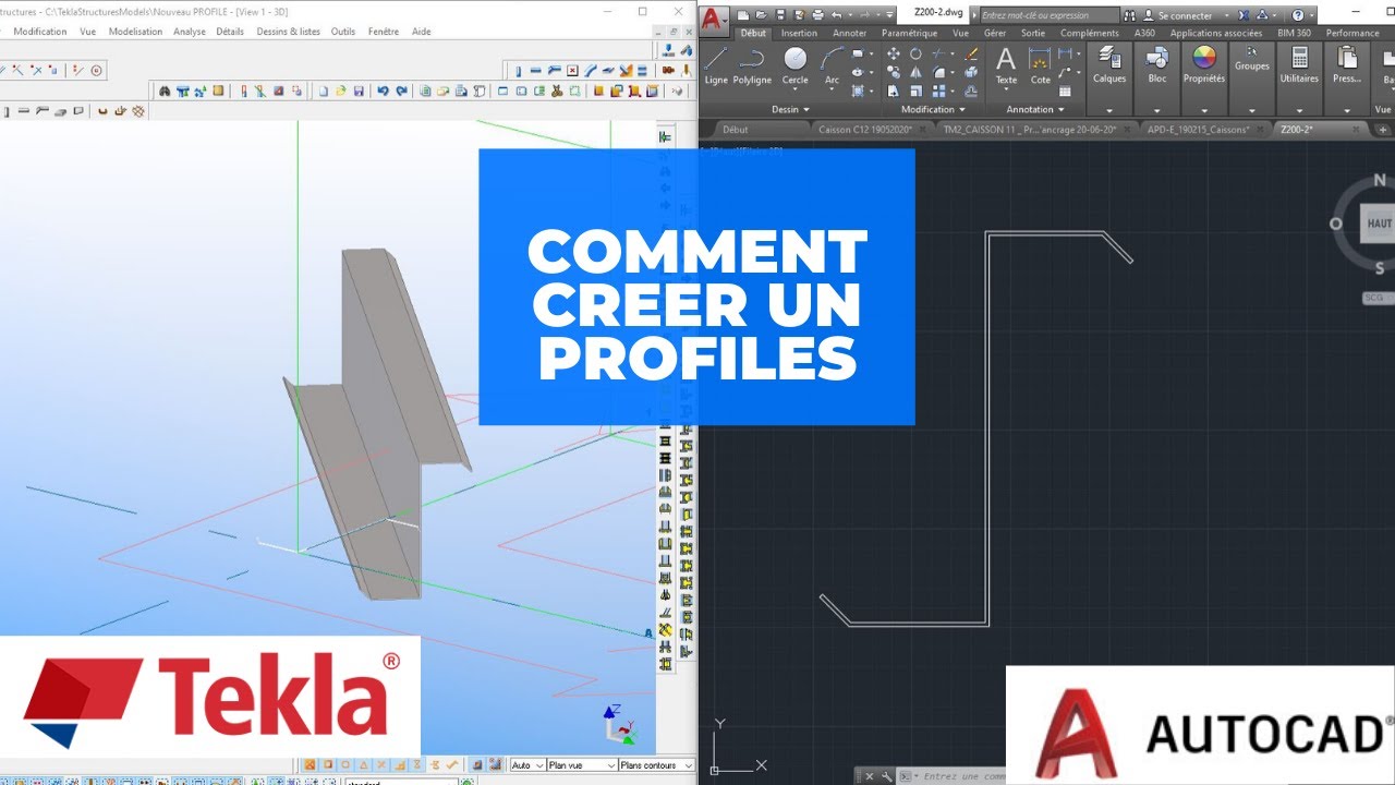 Leçon tekla structure : Création profil personnalisé