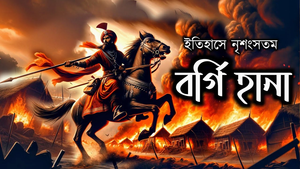 বাংলার ইতিহাসে নৃশংসতম বর্গি আক্রমণ । বর্গি এলো দেশে - History of Bargi Invasion in Bengal #history