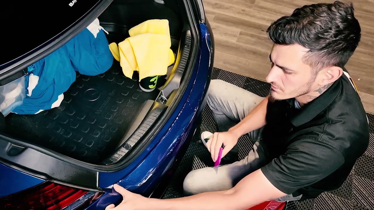 Mercedes Benz C63s - DIY PPF KIT - Boot ledge Protection