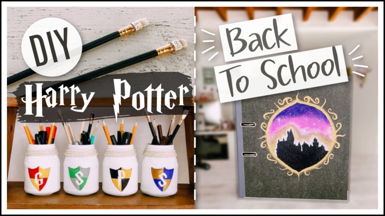 DIY HARRY POTTER BACK TO SCHOOL : Fournitures Scolaires Faciles