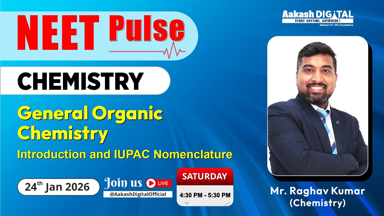 General Organic Chemistry | NEET Pulse | LIVE