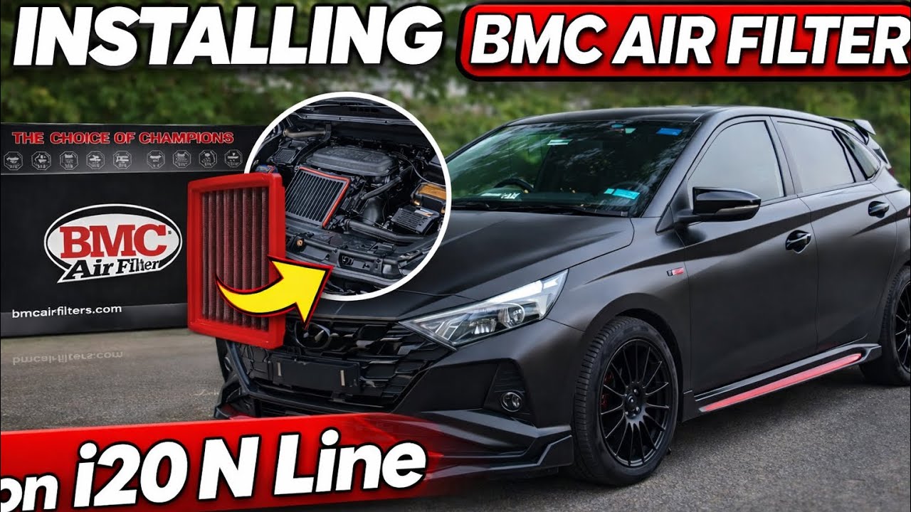 Installing BMC Air Filter on my I20 Nline | PS MotoTube 