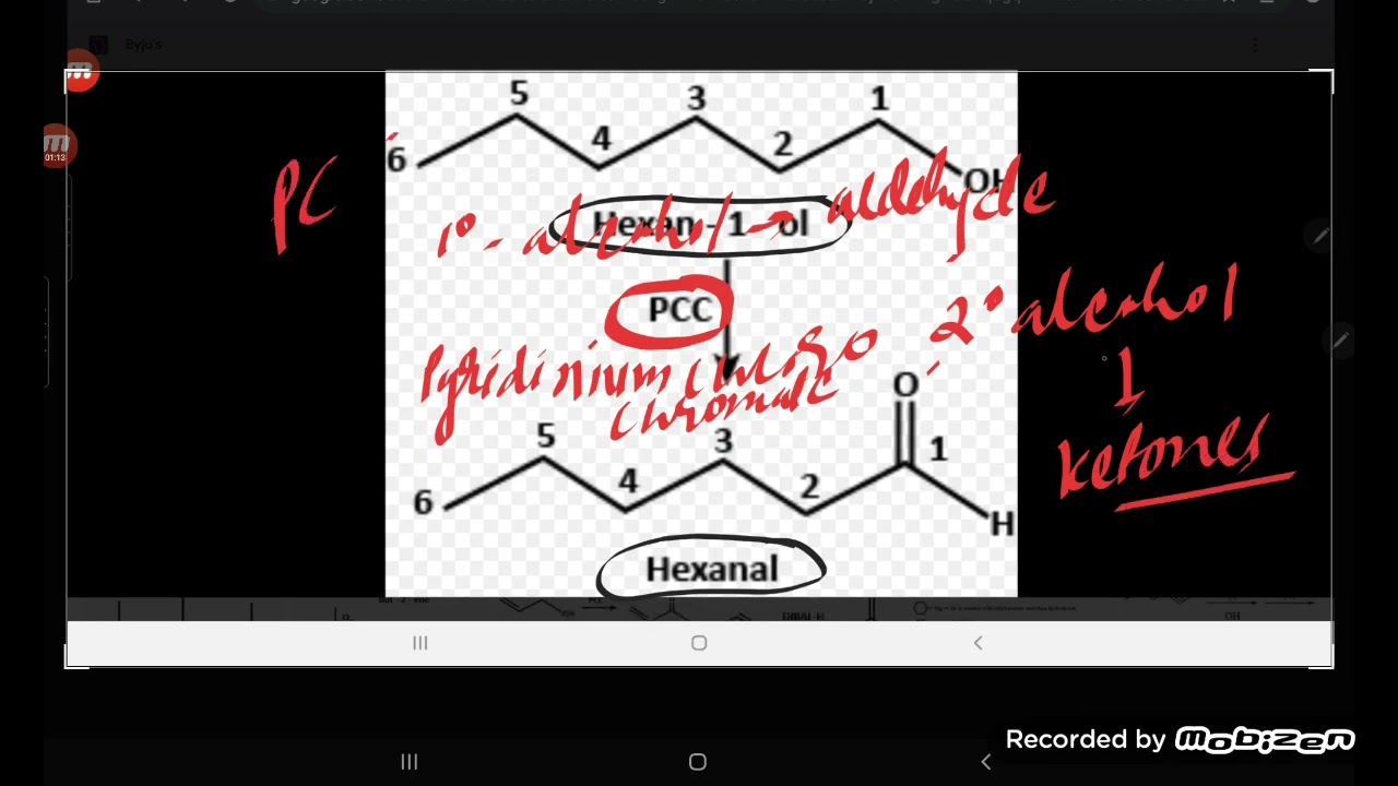 how to convert Hexan-1-ol to hexanal