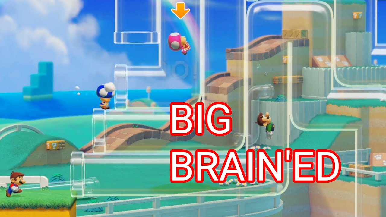 OUTSMARTING a Pick-a-Pipe Level — Mario Maker 2 Multiplayer Versus