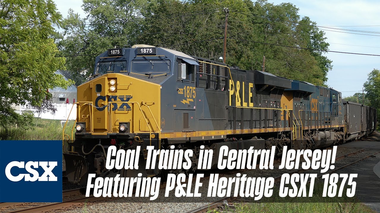 CSX P&LE Heritage Unit 1875 Leads C748 - Coal Detours & More on Conrail Shared Assets 8/22-9/21/25