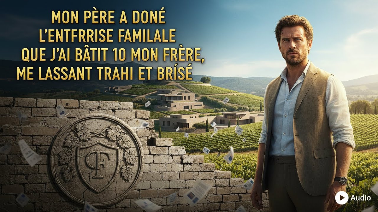 MON PÈRE A DONNÉ L’ENTREPRISE FAMILIALE QUE J’AI BÂTI 10 ANS À MON FRÈRE, ME LAISSANT TRAHI ET BRISÉ