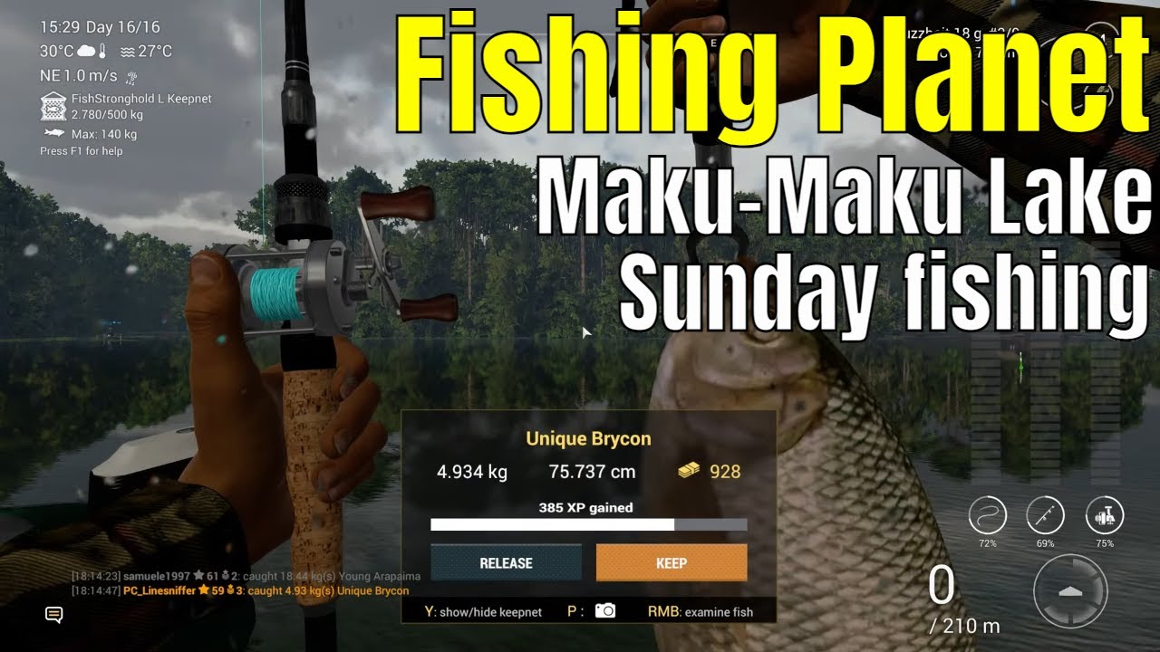 Fishing Planet | Maku-Maku Lake, Random unique fishing