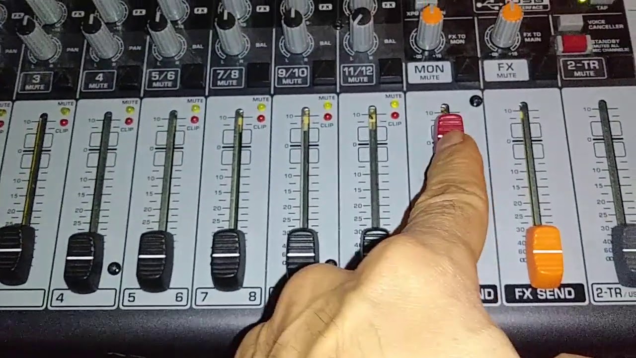 como usar mixer análoga xenyx x1222usb