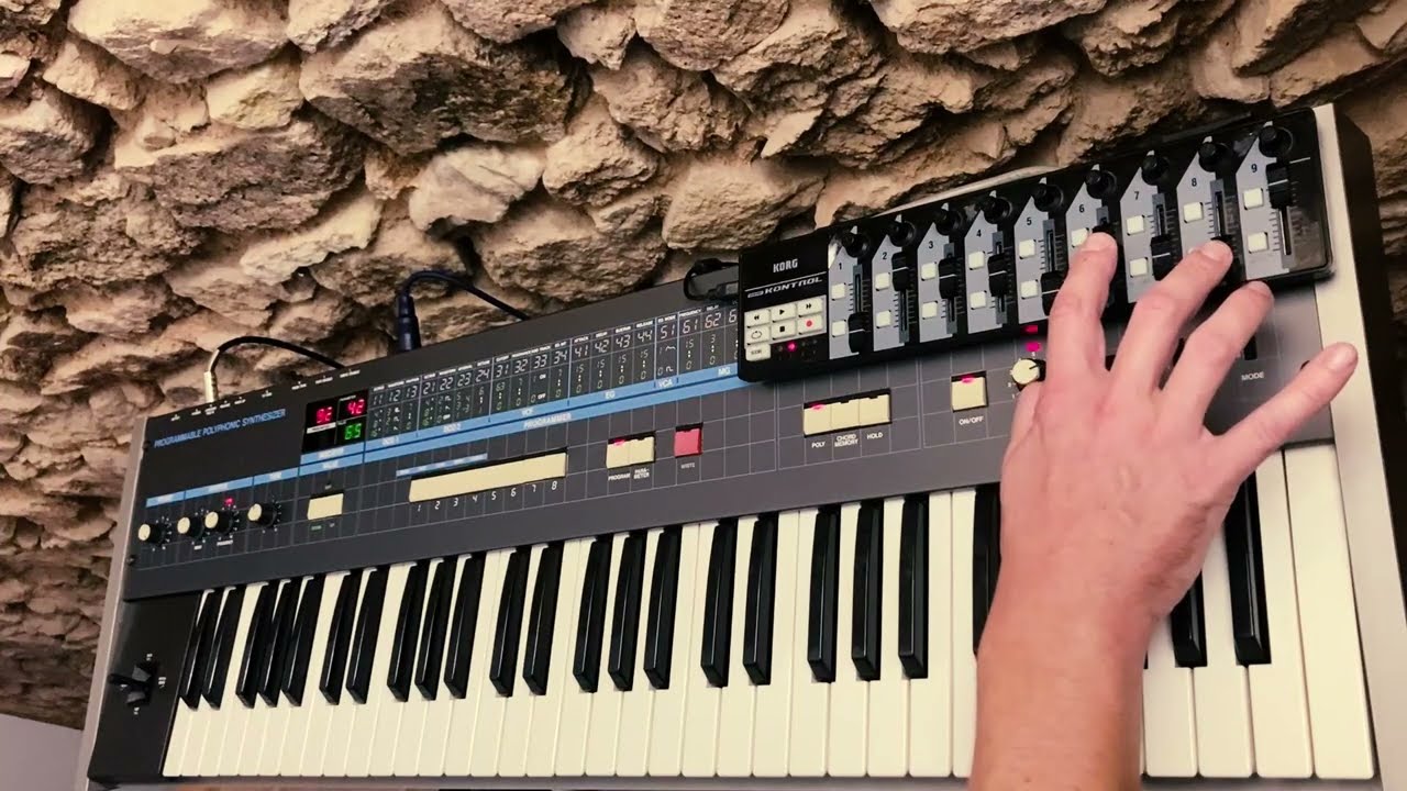 Korg Poly 61 with Tauntek CPU board upgrade