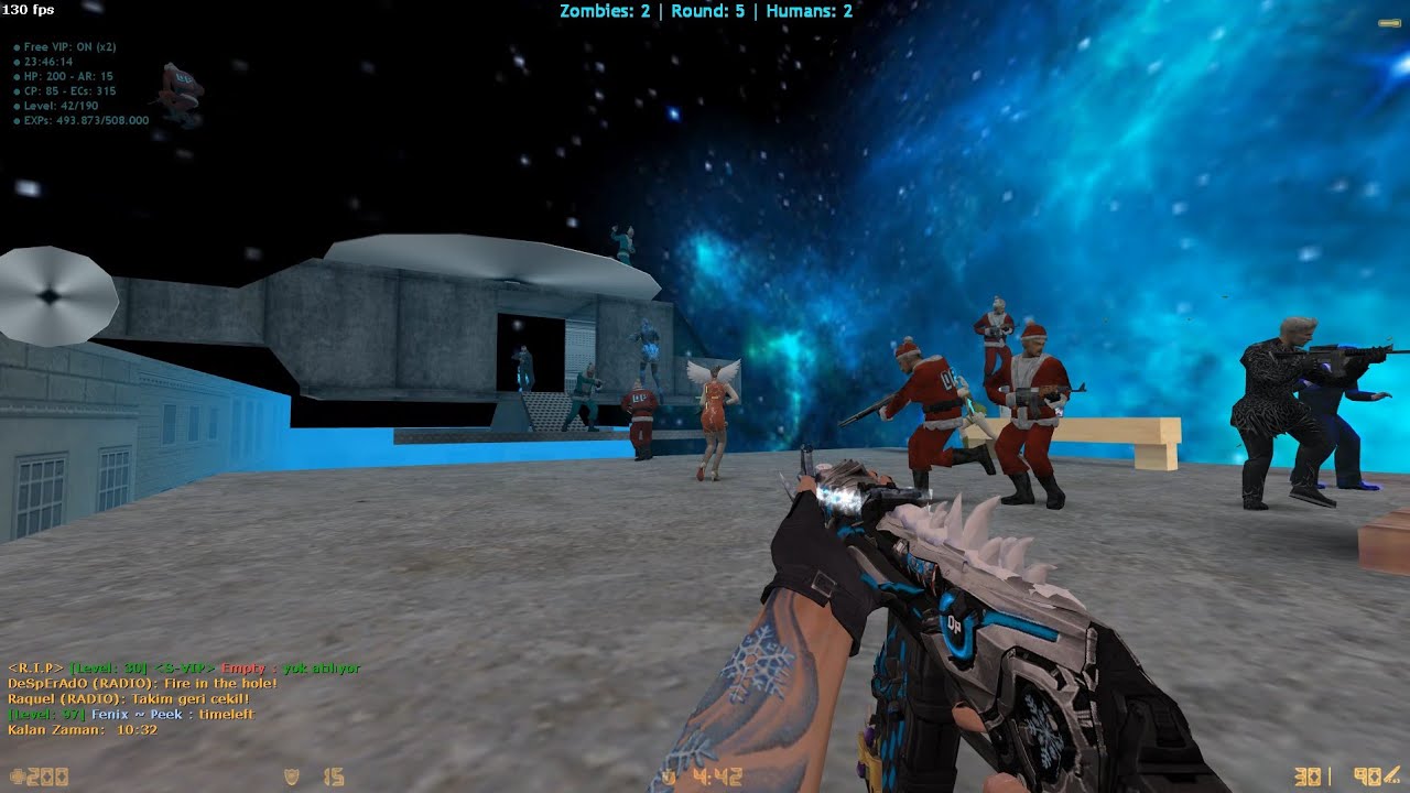 Counter-Strike: Zombie escape mod- ze_sanatorium2_a1 on DarkProfessional