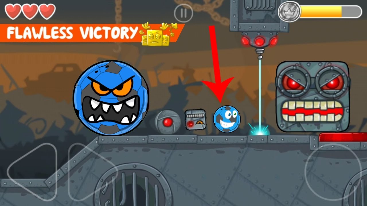Blue Soccer play RED BALL 4! BOX FACTORY ENTIRE LEVEL w BOSS!