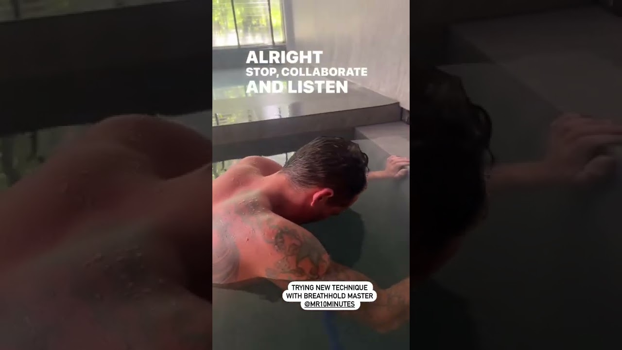 New Static Apnea technique at the Spa #shorts #freediving