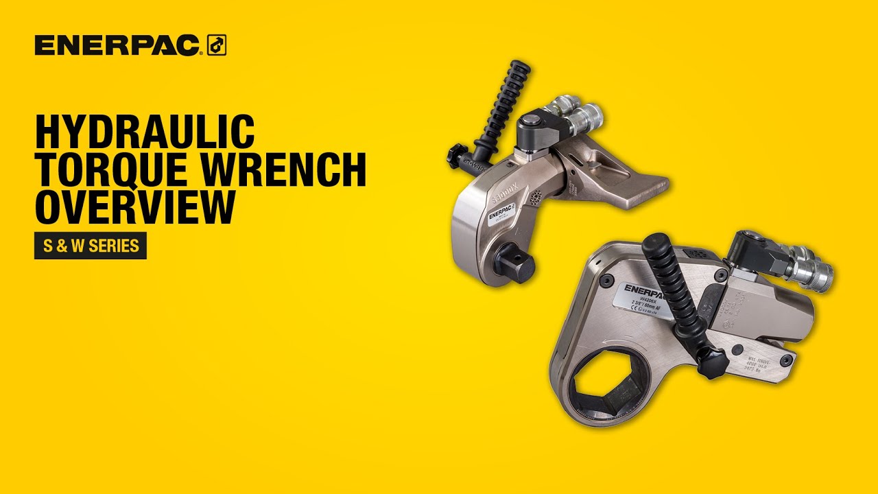S & W Series Hydraulic Torque Wrenches Tool Demo |  Enerpac