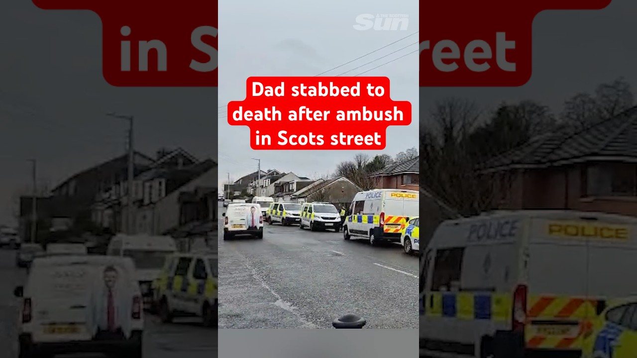 Man stabbed to death in street ambush near Glasgow primary school