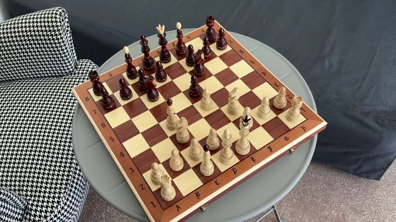 Stunning INDIA Wooden Chess Set | Deluxe Carved Chess Pieces |Chess shop e4e5| #chess #chessgame