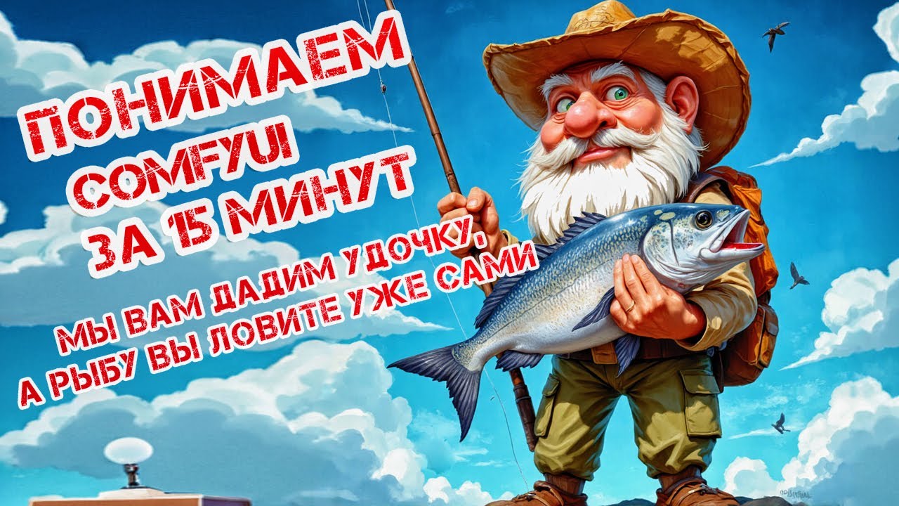 Понимаем comfyui за 15 минут. comfyui  - лучшая программа для генерации ИИ контента на ПК локально