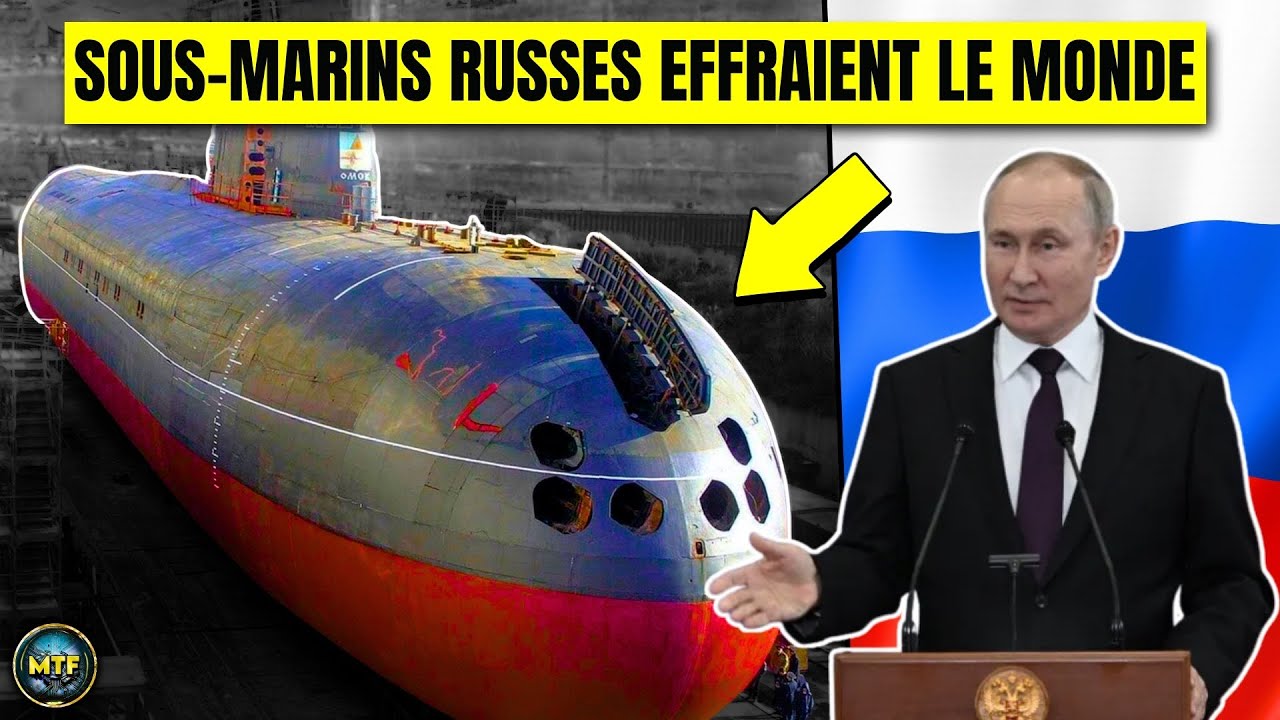 Russie – Les 10 sous-marins les plus puissants de la Marine russe !