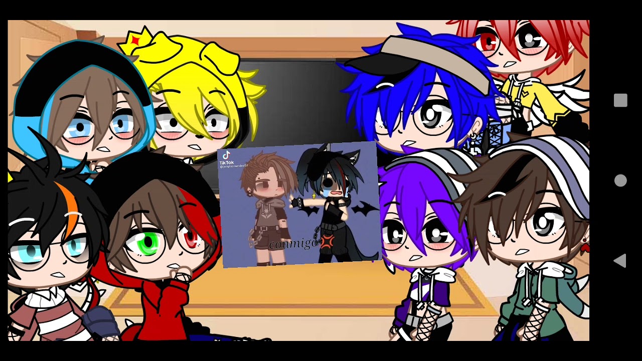 Los compas reaccionan a mis tik toks favoriros /Mini trolli🍫/