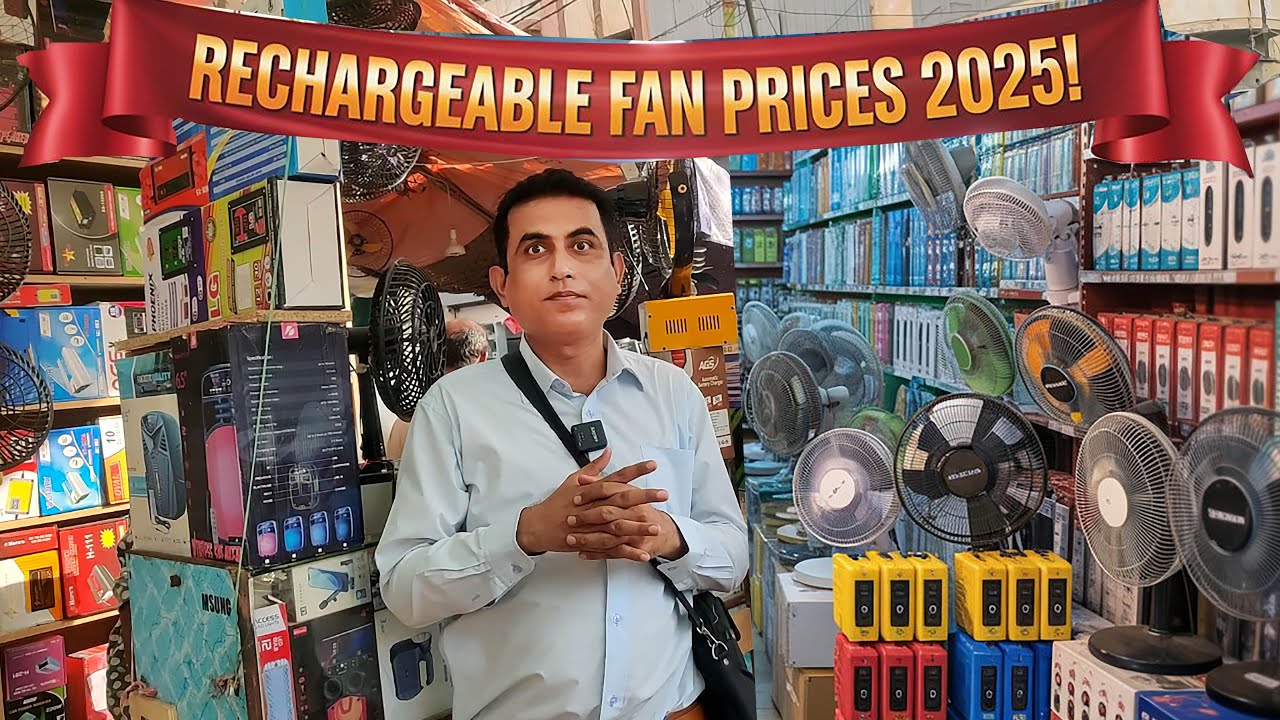 Latest Rechargeable Fan Prices in Pakistan | DC Fan, Stand Fan, Battery Charger Review