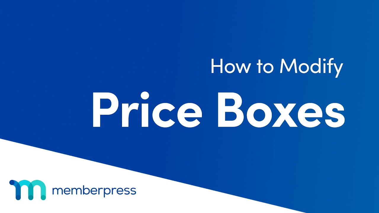How to Modify Price Boxes in MemberPress