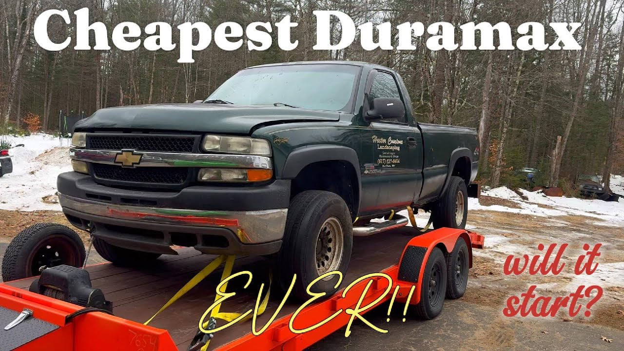 Заводится и едет ли Duramax, купленный на аукционе за 375 долларов??? Давайте выясним!
